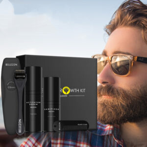 Beard Growth Oil Kit for Men – Complete Beard Care Set for Thicker, Fuller Beard