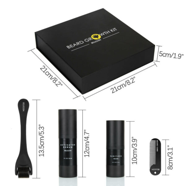 Beard Growth Oil Kit for Men – Complete Beard Care Set for Thicker, Fuller Beard - Image 9
