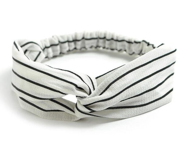 Retro Style Printed Headband for Women – Vintage Boho Elastic Hair Accessory - Image 10
