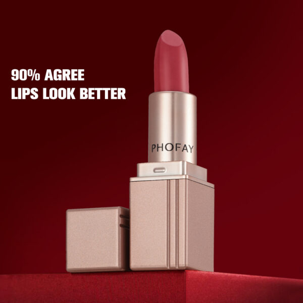PHOFAY Matte Lipstick – Long-Lasting Velvet Lip Color for All-Day Wear - Image 9
