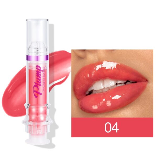 Honey Mirror Lip Gloss – High-Shine Liquid Lipstick with Plumping Effect - Image 2