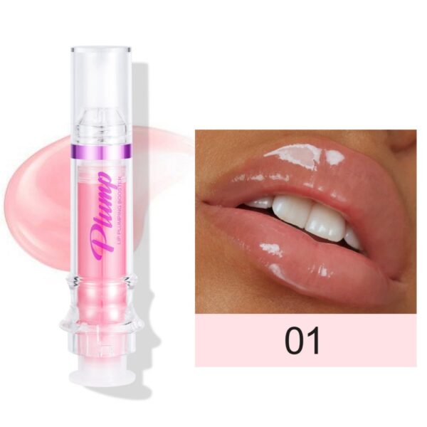 Honey Mirror Lip Gloss – High-Shine Liquid Lipstick with Plumping Effect - Image 4