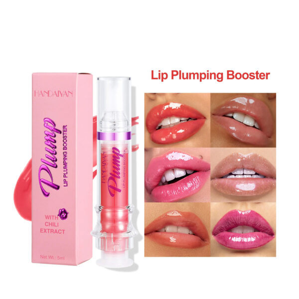 Honey Mirror Lip Gloss – High-Shine Liquid Lipstick with Plumping Effect - Image 10