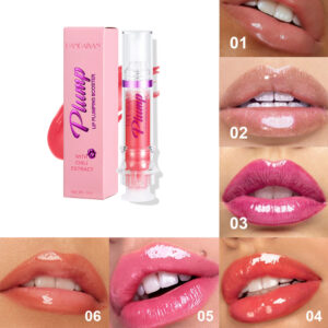 Honey Mirror Lip Gloss – High-Shine Liquid Lipstick with Plumping Effect