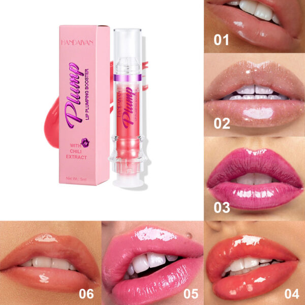Honey Mirror Lip Gloss – High-Shine Liquid Lipstick with Plumping Effect